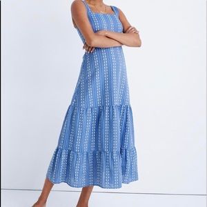 Madewell embroidered sun dress